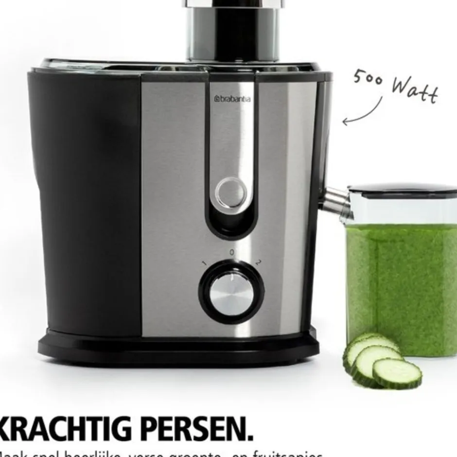 Brabantia Sapcentrifuge RVS BBEK1123< Verrassend Elektronica|Keukenmachines En Mixers