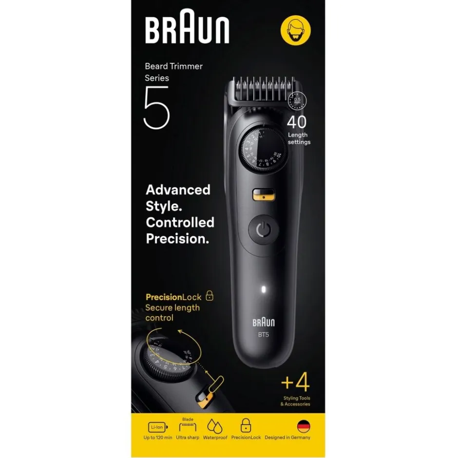 Braun Series 5 BT5520 Baardtrimmer<Heren Baardtrimmers