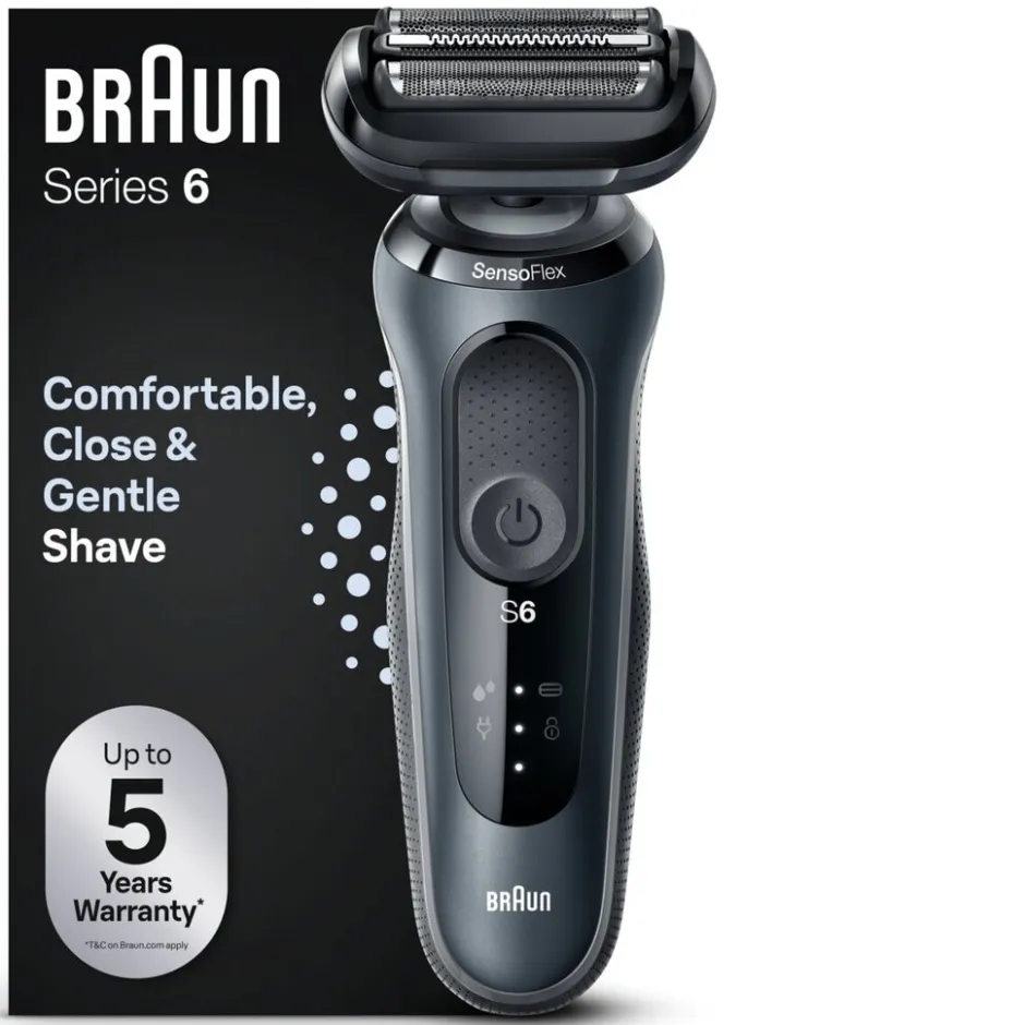 Braun Series 6 61-N1000S Elektrisch Scheerapparaat<Heren Baardtrimmers