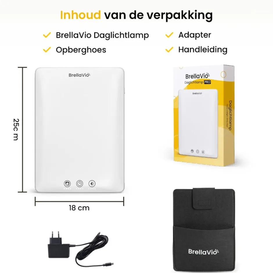 BrellaVio Daglichtlamp PRO 12.000 Lux|Overig Online