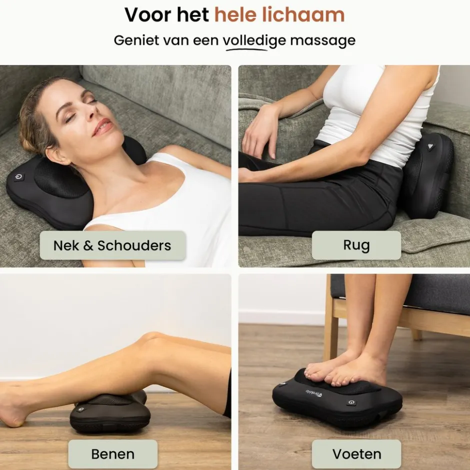 BrellaVio Draadloos Massagekussen + Massagebal|Overig Clearance