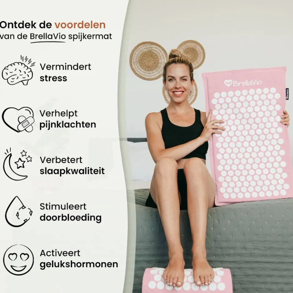 BrellaVio Spijkermat Set met Spijkerkussen|Overig Hot