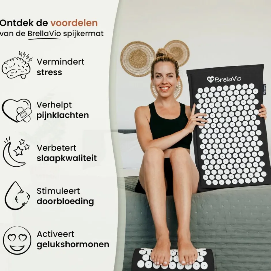 Overig BrellaVio Spijkermat Set met Spijkerkussen< Massages