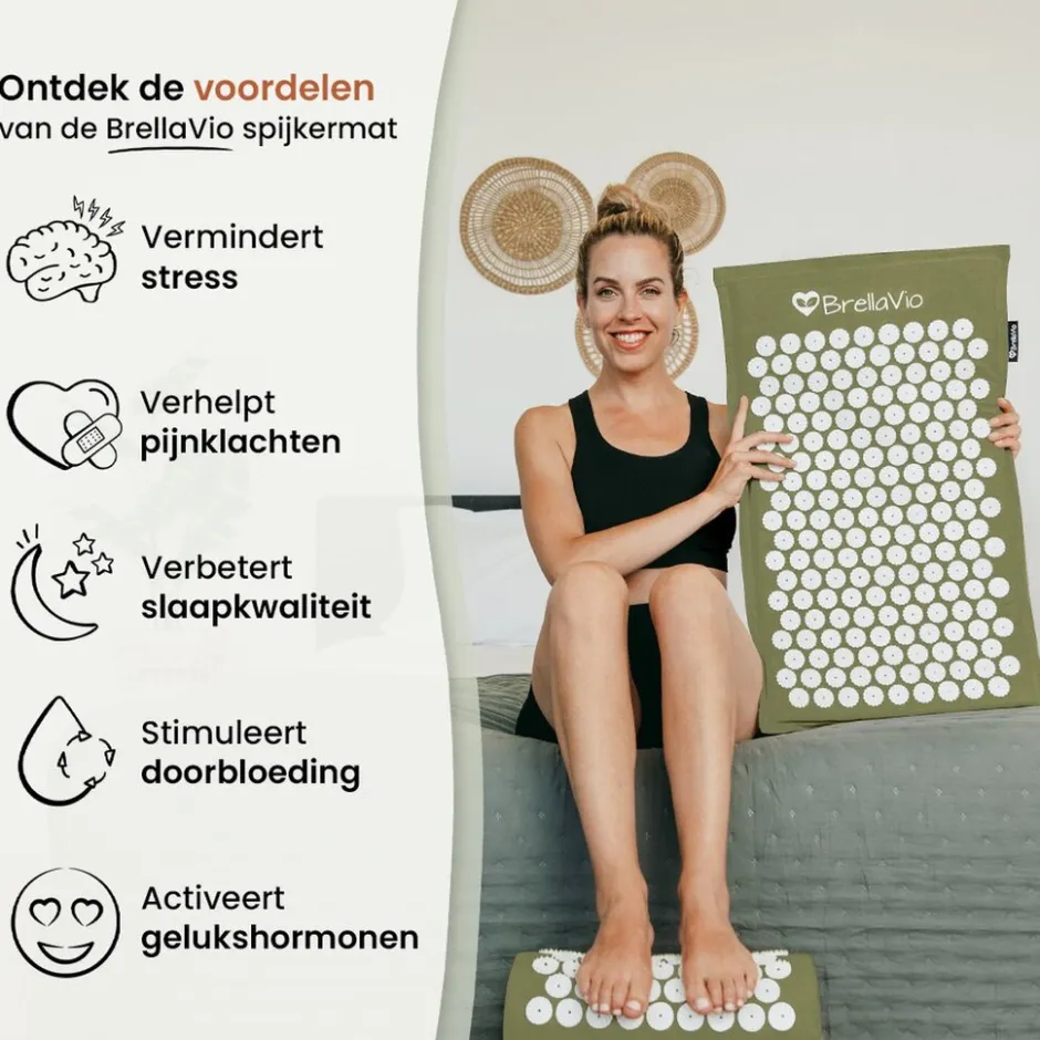 Overig BrellaVio Spijkermat Set met Spijkerkussen< Massages