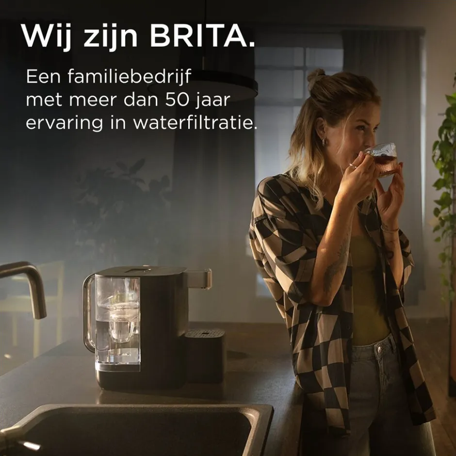 BRITA Cube UVC MX PRO KALK EXPERT zwart SIOC Single Unit< Keuken