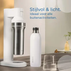 SodaTRIO RVS Kleine Fles Wit Single Unit|BRITA Online