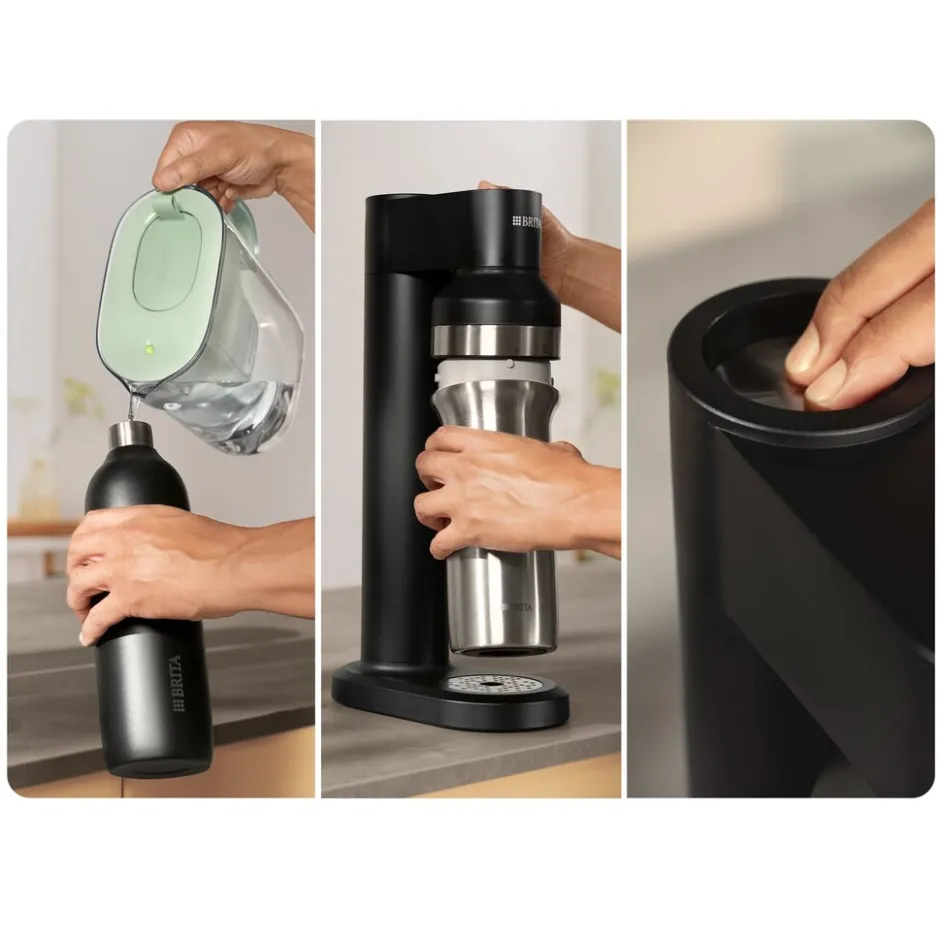 SodaTRIO Zwart Single Unit|BRITA Discount