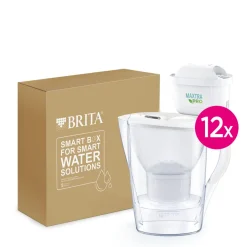 BRITA Waterfilterkan Marella Cool 2.4L Wit incl. 12 MAXTRA Filterpatroon< Keuken