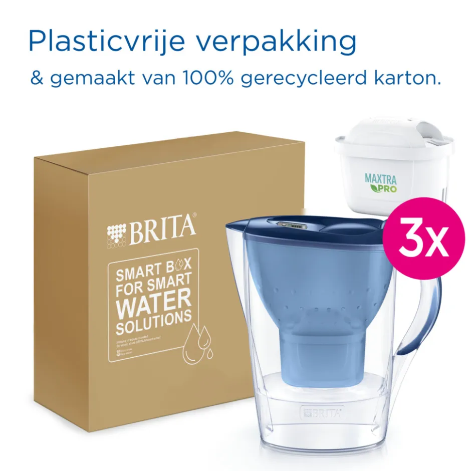 Waterfilterkan Marella Cool 2.4L Grijs incl. 1 MAXTRA PRO waterfilterpatroon|BRITA Best