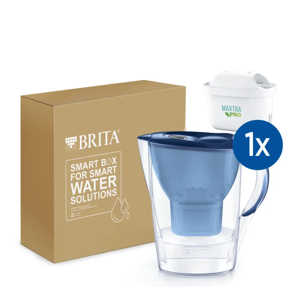 BRITA Waterfilterkan Marella Cool 2.4L Blauw incl. 1 MAXTRA PRO ALL-IN-1 Filterpatroon< Keuken