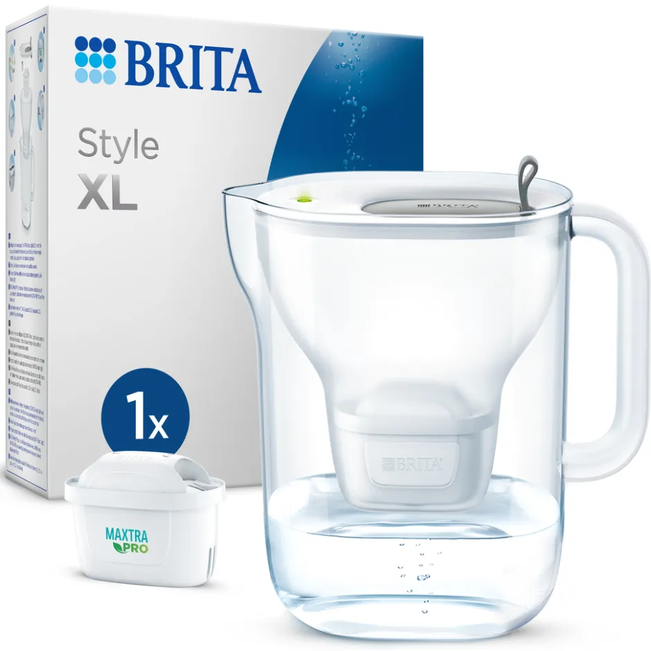 Waterfilterkan Style XL 3.6L Blauw inclusief 1 MAXTRA PRO waterfilterpatroon|BRITA Hot