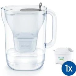 BRITA Waterfilterkan Style Cool 2.4L Grijs incl,1 MAXTRA PRO Waterfilterpatroon< Keuken