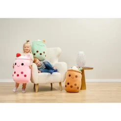 Bubble Tea Pink Snuggle Shape Knuffel|Overig Sale