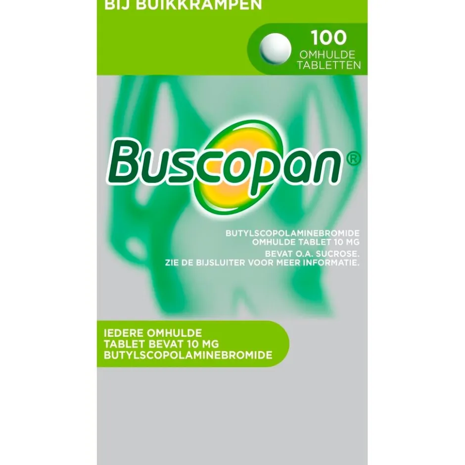 Bij Buikkrampen 10mg Butylscopolaminebromide Omhulde Tabletten|Buscopan Clearance