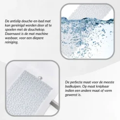 Antislip Douchemat Badmat met Zuignappen voor Bad Douche Badkamer|Buxibo Sale
