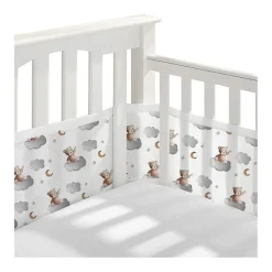 Baby Bed Omrander Bedbumper Hoofdbeschermer Set van 2|Buxibo New
