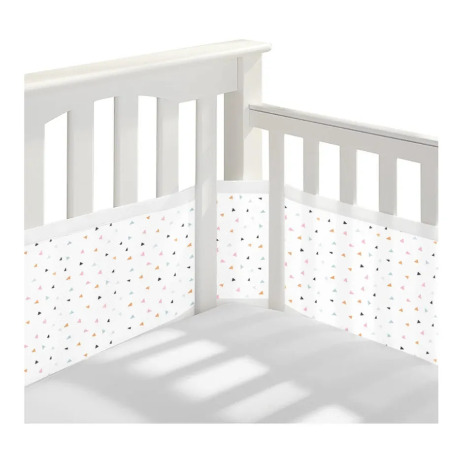 Buxibo Baby Bed Omrander Bedbumper Hoofdbeschermer Set van 2< Bedbumper