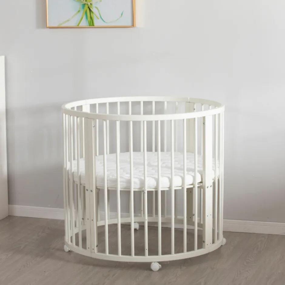 Baby Box Grondbox Speelbox Playpen Kinderbox Rond Inclusief Matras|Buxibo Hot