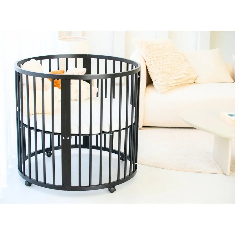Buxibo Baby Box Grondbox Speelbox Playpen Kinderbox Rond Inclusief Matras< Babyboxen