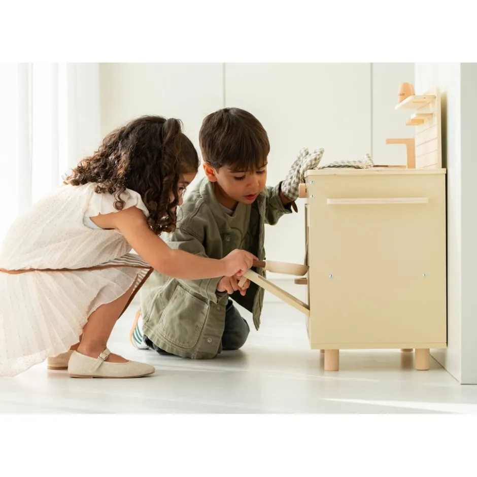 Houten Kinderkeuken Inclusief Accessoires en Keukengerei Speelkeuken|Buxibo Best