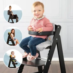 Houten Meegroeistoel Kinderstoel met Eetblad|Buxibo Hot