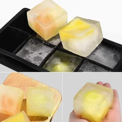 IJsblokjes Tray Set 2 x 4 Vormen Set van 2|Buxibo New