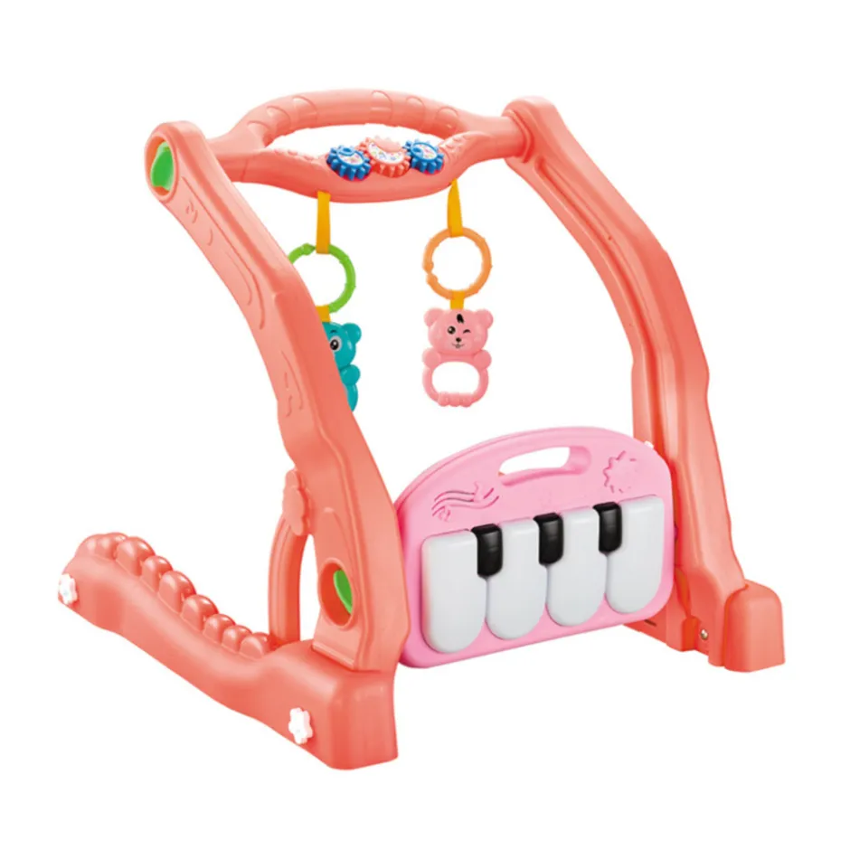Buxibo 2in1 Babygym/Baby Walker Piano Speelmat voor Baby's< Speelkleden En Babygyms