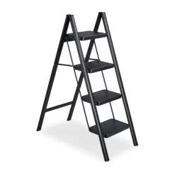 Keukentrapje Vouwladder 4 Staps Keukenopstapje Opvouwbare ladderkruk|Buxibo Hot