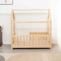 Buxibo Kinderbed met Matras Houten Peuterbed Huisbed< Peuterbedden