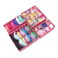 Buxibo Kleding Opbergbox Set Opvouwbaar 4 Stuks< Opbergen