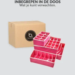 Buxibo Kleding Opbergbox Set Opvouwbaar 4 Stuks< Opbergen