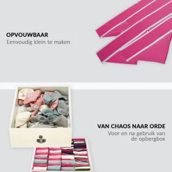Buxibo Kleding Opbergbox Set Opvouwbaar 4 Stuks< Opbergen