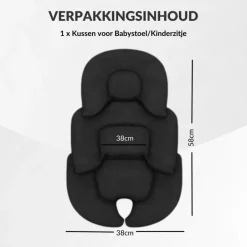 Buxibo Kussen voor Babystoel Kinderzitje Autostoel Veiligheidsstoel Stoelverhoger< Stoelverhogers En Verkleiners