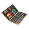 Buxibo Luxe 180 Delige Tekenset Tekendoos met Kleurpotloden Waskrijt Acrylverf< Knutselen
