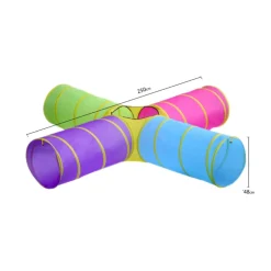 Buxibo Speeltunnel 4 Uitgangen Kinderspeelgoed/Binnenspeelgoed< Interactief Speelgoed