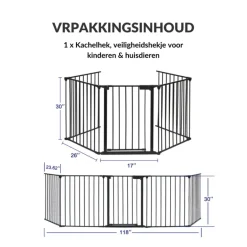Buxibo Veiligheidshekje voor Kinderen Multifuctioneel hek< Veiligheidshekjes