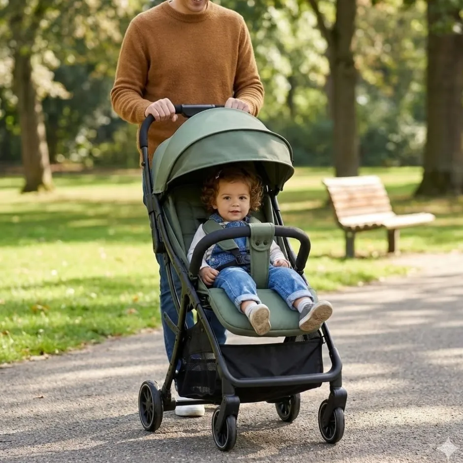 Cabino Compact Plus Buggy Groen< Buggy's