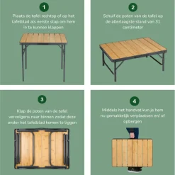 Camp Active Campingtafel MECTU5770/0013< Buiten En Vrije Tijd