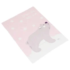 Cangaroo Dreamy Bear Pink 75 x 100 cm Wiegdeken< Baby Beddengoed