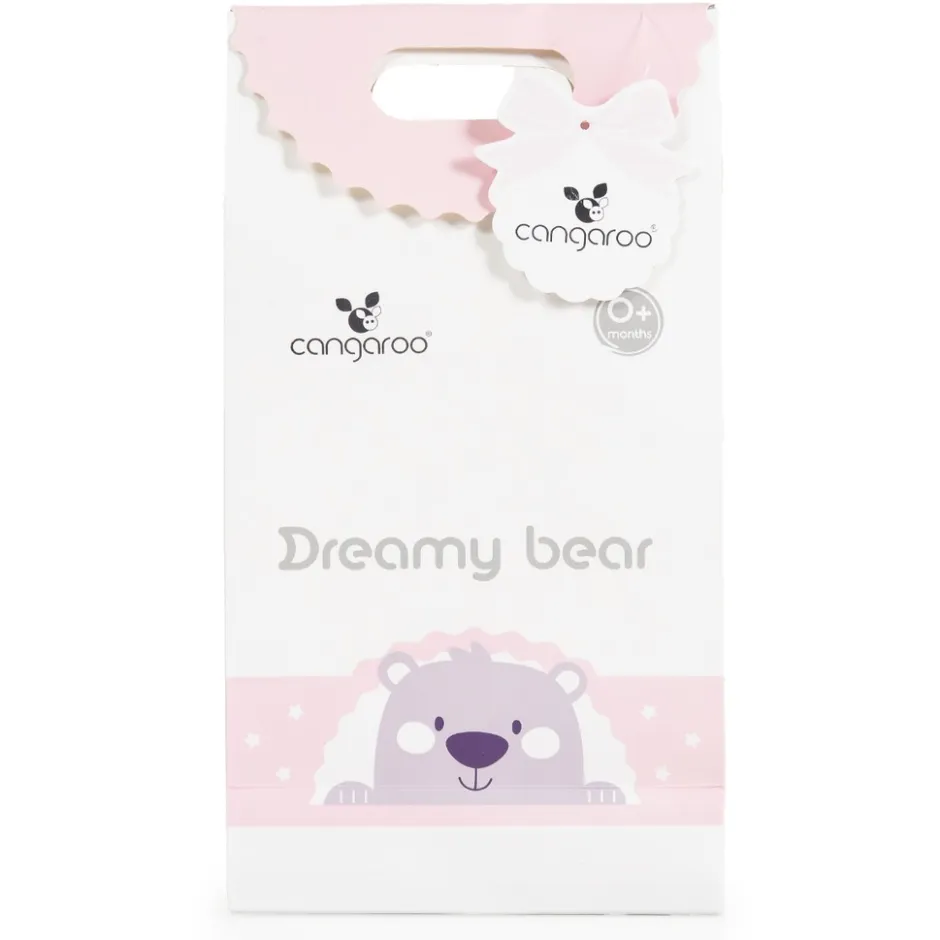 Cangaroo Dreamy Bear Pink 75 x 100 cm Wiegdeken< Baby Beddengoed