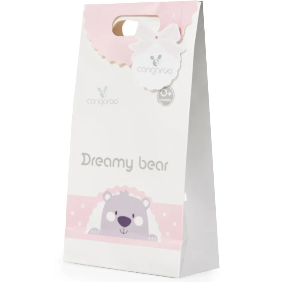 Cangaroo Dreamy Bear Pink 75 x 100 cm Wiegdeken< Baby Beddengoed