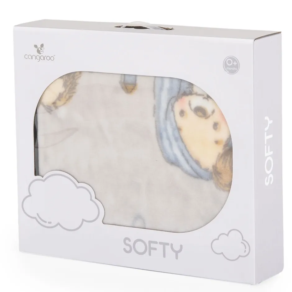 Softy Lovely Day Grey 110 x 140 cm Ledikantdeken|Cangaroo Clearance