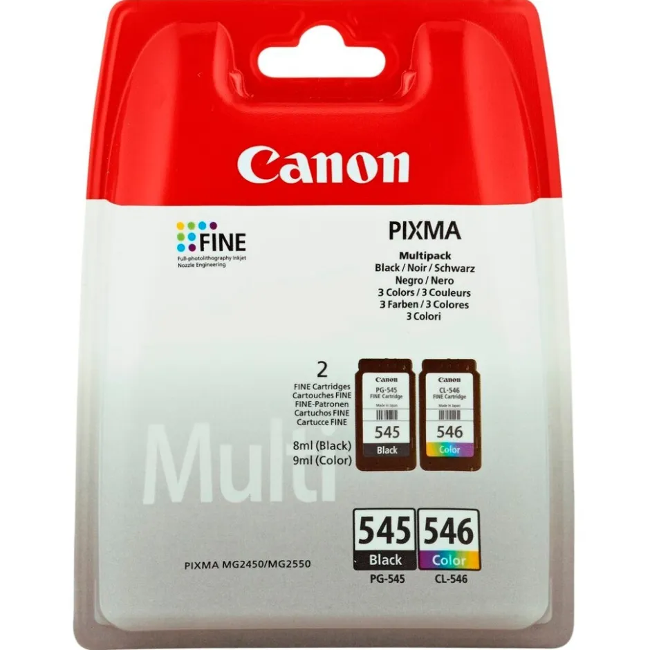 PG-545 / CL-546 Inktcartridges|Canon New