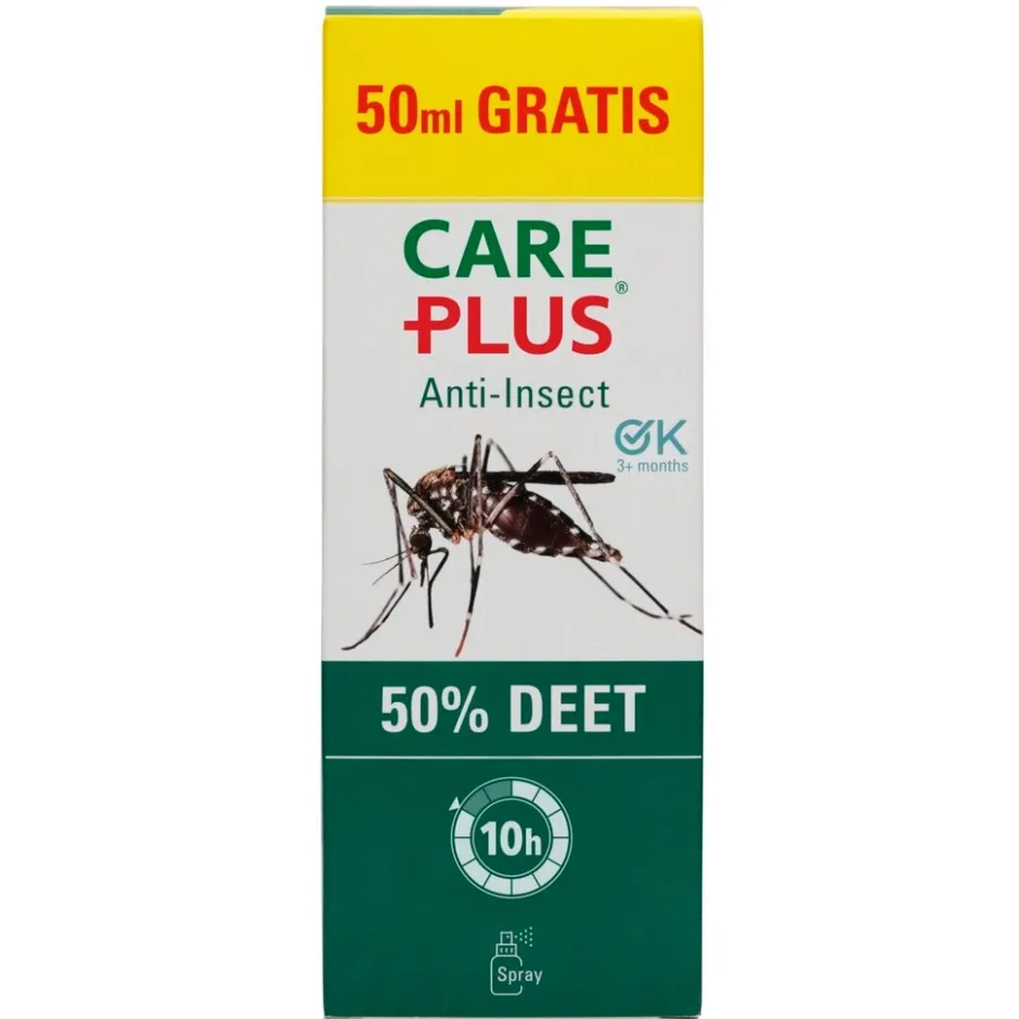 Care Plus 50% Deet Anti-Insect Spray< Insecten