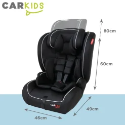I-Size Autostoeltje Luca 76-150cm Zwart/Wit|Carkids Discount