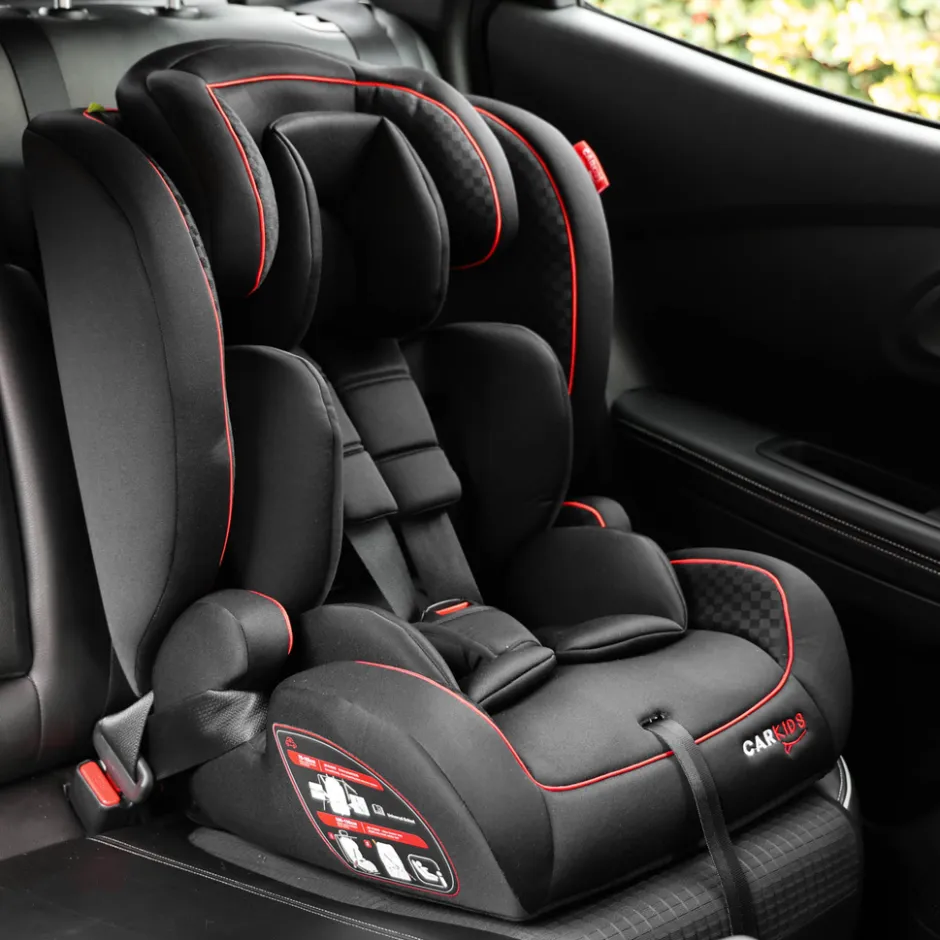 Carkids I-Size Autostoeltje Luca 76-150cm Zwart/Rood< Autostoel