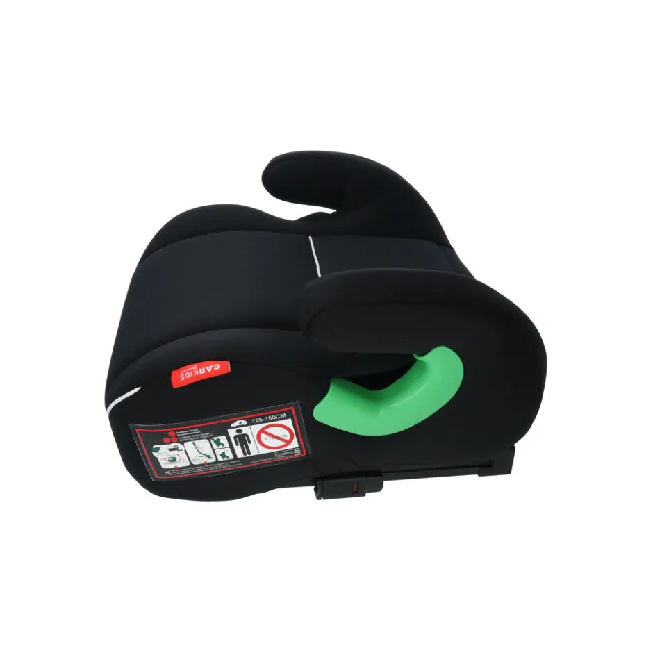 I-Size Isofix Zitverhoger Alfie 125-150cm Zwart/Wit|Carkids Outlet