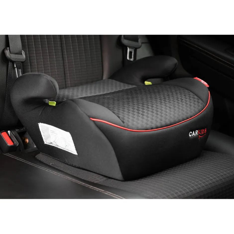 Carkids I-Size Zitverhoger Alex 125-150cm Zwart/Rood< Zitverhogers