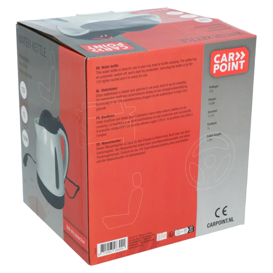 Waterkoker 12V 150W 1 Liter|Carpoint Discount