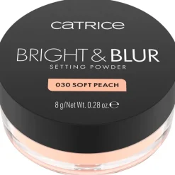 Bright & Blur 030 Soft Peach Setting Powder|Catrice Online